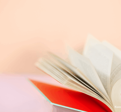 Avonainen kirja. Kuvituskuva.